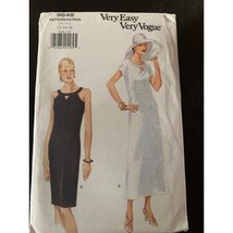 Vogue Misses Dress Sewing Pattern 9648 Sz 12 - 16 - Uncut - £8.55 GBP