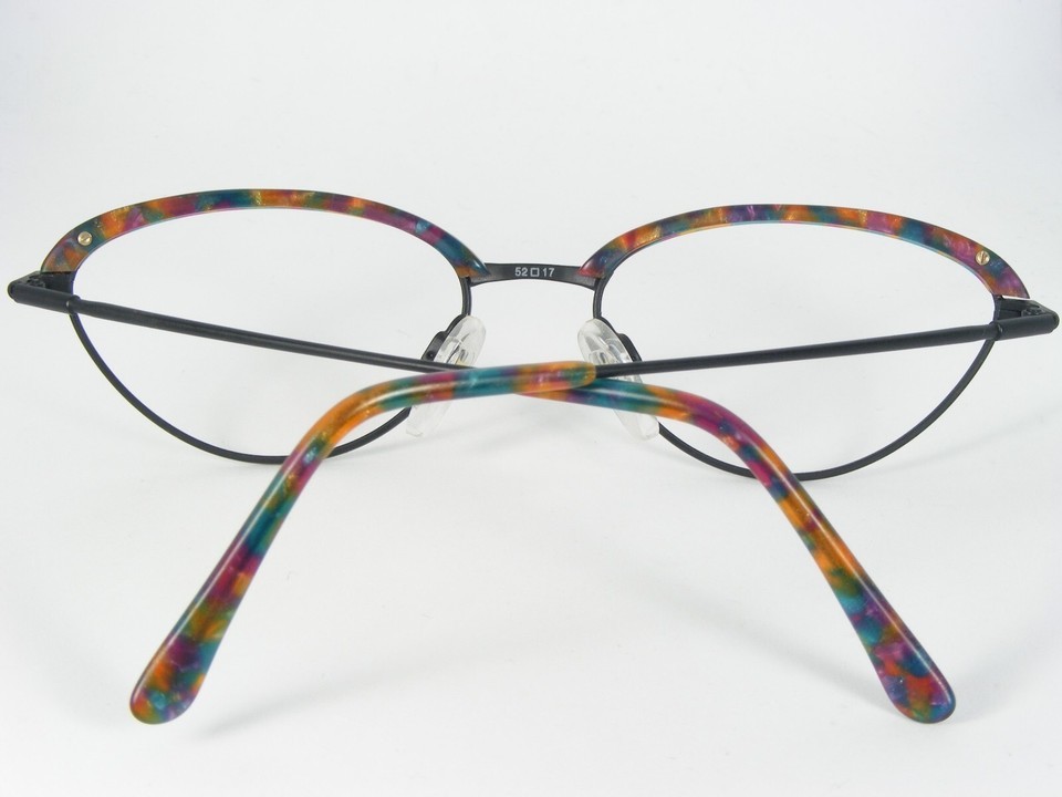 NOS TITANflex Eschenbach 3671 90 Black Colorful Eyeglasses 52-17-135mm (Note)... Item image 3