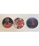 Michael Jordan Pogs Milk Cap Trading Cards Lot Of 3 Upper Deck #31 32 33 - $3.95