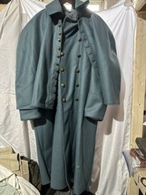 Reproduction Reenactors Civil War Union Federal Infantry Blue Great Coat Sz 46 - £119.06 GBP