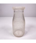 Sanitary Farm Dairies Milk Bottle Half Pint Vtg - $34.64