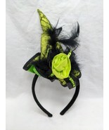 Halloween Green Witch Hat Headband Costume Acessory  - £28.06 GBP