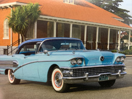 1958 Buick Special Antique Classic Car Fridge Magnet 3.5&#39;&#39;x2.75&#39;&#39; NEW - £2.84 GBP