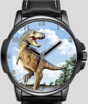 Angry T-Rex Raptor Dinosaur Hunter Art Unique Wrist Watch FAST UK - £43.16 GBP
