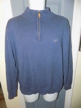 Vineyard Vines Blue 1/4 Zip Pullover Sweater Long Sleeve Size L Men&#39;s EUC - £34.90 GBP