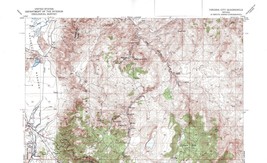 Virginia City Quadrangle Nevada 1950 Topo Map Vintage USGS 15 Minute Topographic - £13.30 GBP
