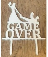 Game Over Wedding Cake topper - $10.10