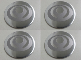 Mazda 4 - Set of 4 Metal Stickers for Wheel Center Caps Logo Badges Rims  - £19.90 GBP+