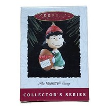 The Peanuts Gang Lucy Holding Football 1994 Hallmark Keepsake Ornament New - $8.85