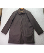 Lauren Ralph Lauren 3 in 1 Trench Coat Mens Size 46 Brown Removable Quil... - $85.24
