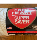 Red Heart Super Saver 14 oz Worsted Weight Acrylic Yarn clr 313 Aran - $5.23 CAD