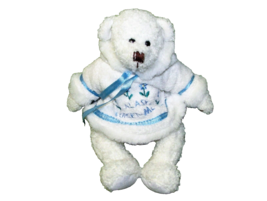 Alaska Forget Me Not Teddy Plush Arctic Circle 8&quot; Stuffed Animal Doll W Clothes - £8.63 GBP