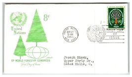 Scott #1175 1960 World Forestry Congress First Day Cover FDC Artmaster - $8.09