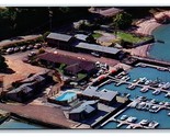 Golden Hinde Boatel Motel Aerial View Inverness CA UNP Chrome Postcard F21 - $7.87