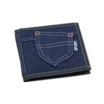 men / women Wallets 2022 New Wholesale Retro Hot sale 3 Folding Solid Canvas den - £11.17 GBP