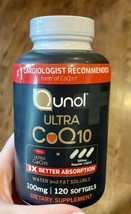 Qunol Ultra CoQ10 Better Absorption Supplement Tablet - 120 Count ex 2027 - £18.34 GBP