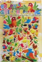 3D parrot Bird Animal Forrest Craft Kindergarten Sticker 25x20 cm/10x8 inch - £3.58 GBP