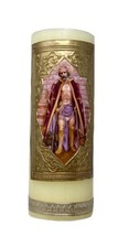 7 inch San Lazaro Cirio Pascual Repujado Finely Made Saint Lazarus Candle  - £15.59 GBP
