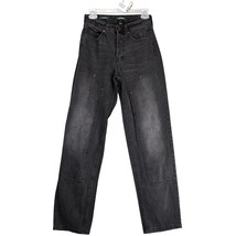 Wild Fable High Rise Straight Jeans Women&#39;s 2 Black 24x30 Double Knee Bu... - €18,98 EUR