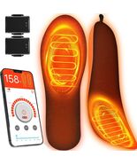Heated Insoles, APP Control Heated Insoles Rechargeable for Men Women, F... - $48.99