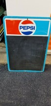 VINTAGE Tin Pepsi Chalk Board Sign  19 x 27 - £137.75 GBP
