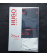 Hugo Boss Men&#39;s 2-Pack Black Flex Stretch Cotton Underwear Trunk Boxer S... - £21.54 GBP
