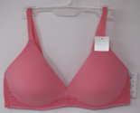 ON GOSSAMER Pink Wire Free Lift Sleek &amp; Lace Bra Size 36C Style G9226 - $24.26