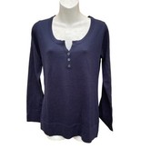 Pure Collection Women&#39;s Size 12  Sweater cardigan 100% Cashmere Navy Blue - £18.47 GBP