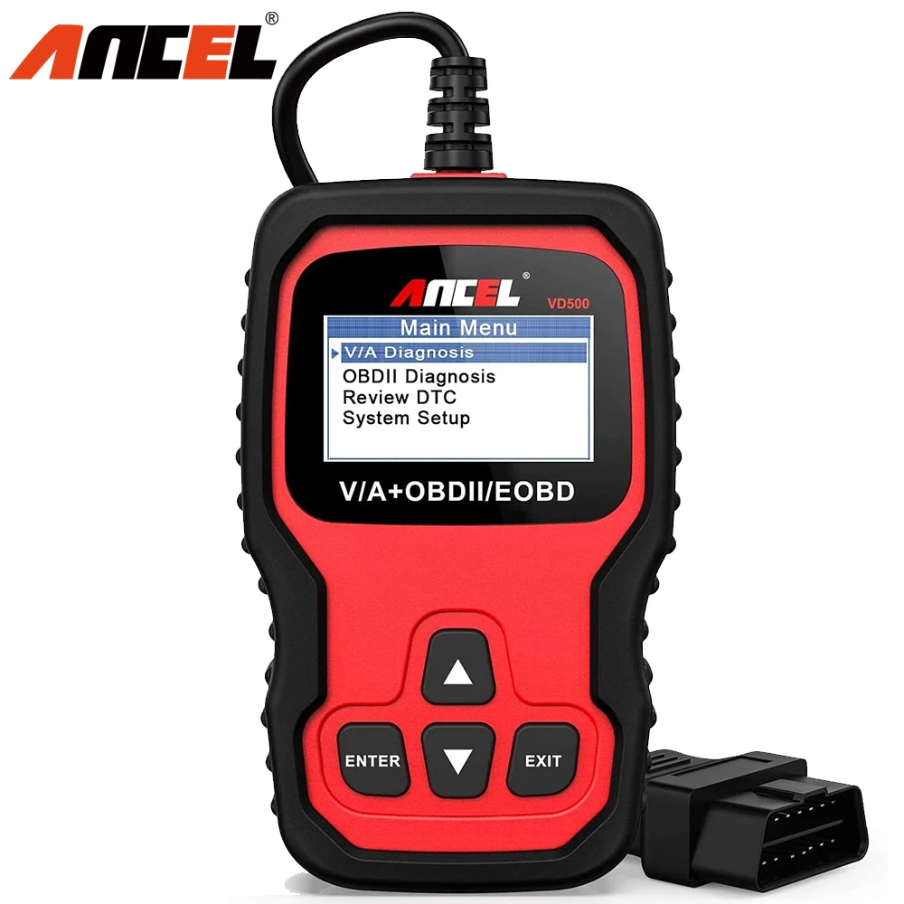 Ancel VD500 OBD2 Scanner Automotive Code Readers Diagnostics Tool Full System Sc - £107.52 GBP