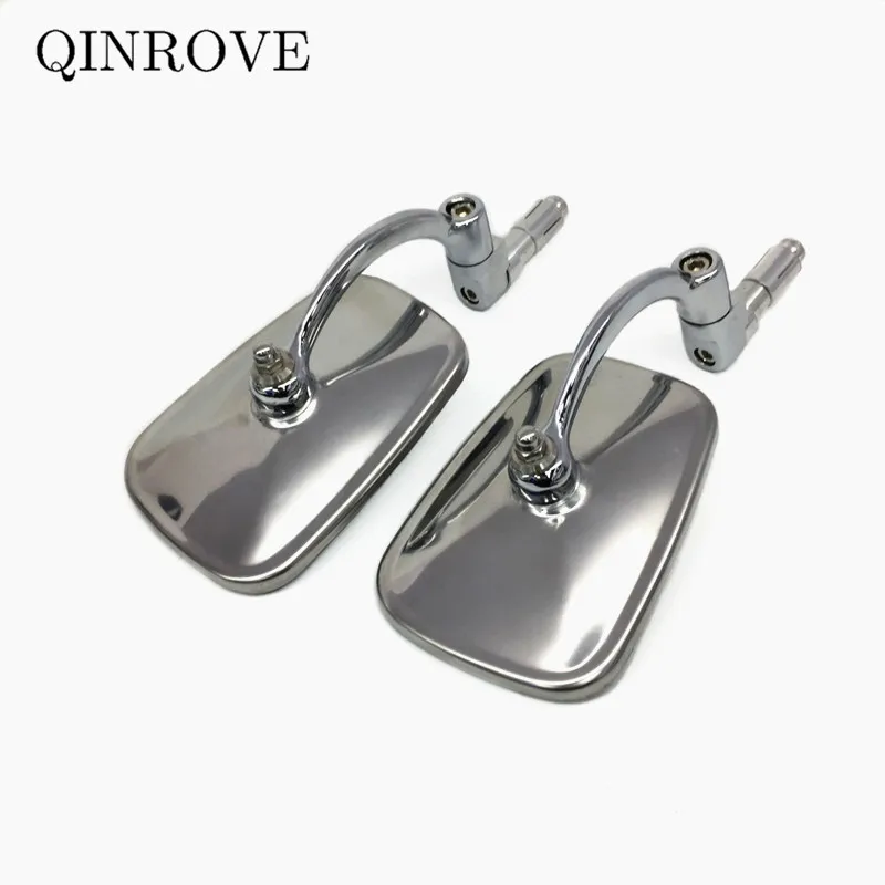 Motorcycle Handlebar End Mirror 7/8&#39;&#39; Chrome Iron Rearview Mirror Universal For - £44.56 GBP