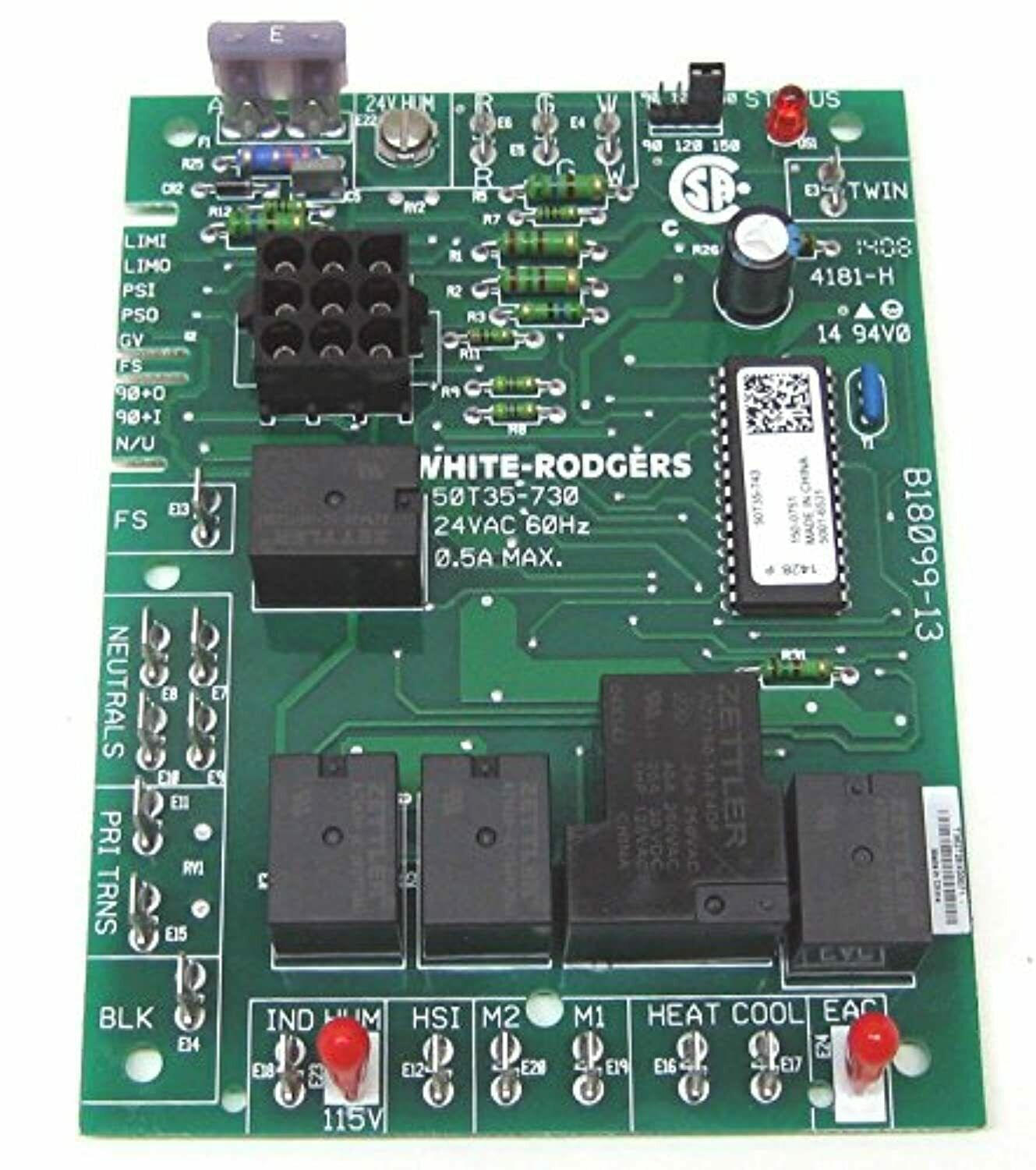 50T35-743 Furnace Ignition Control Circuit Board 1012-933D,41F-5,50T35-730 - $76.67