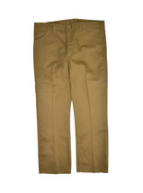 Vintage 70s Lee Riders Pants Mens 40x32 Brown Workwear Straight Leg Made... - $32.85