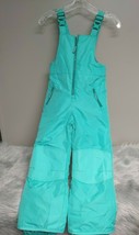 Champion C9 Ski Snow Suit Pants Girls Size Small Light Green Winter Bib Overalls - £23.35 GBP