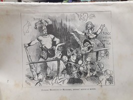 old Engraving Print Historie D´une Ménagerie  Entrez, Messieurs Ravenel (Canada) - £11.63 GBP