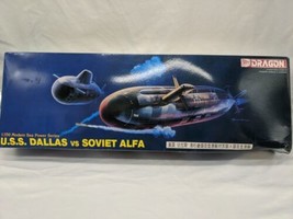 *INCOMPLETE* Dragon U.S.S. Dallas Vs Soviet Alfa 1/350 Modern Sea Power Kit - £26.75 GBP