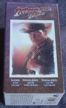 The Indiana Jones Trilogy - Gently Used VHS Video Set - CLASSIC INDIANA ... - £15.56 GBP