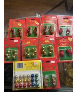 Lot 10 Vintage Mini Christmas Tree Ornaments SSCO Hofert Cardinals Gifts... - $761.39 MXN