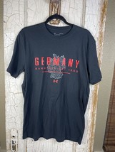 Under Armour Mens Black Loose Fit Germany Ramstein EST. 1953 Shirt Size Medium - £12.62 GBP
