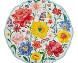 Four (4) Pioneer Woman ~ BRILLIANT BLOOMS ~ Stoneware ~ 8.5&quot; Salad Plates - $37.40