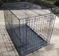 Dog Kennel Crate w Pan - £42.21 GBP