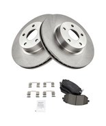 TRQ Front Disc Brake Kit w/ Rotors and Ceramic Brake Pads BKA10811 Saab Subaru - $80.00