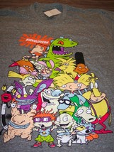 Nickelodeon Ren &amp; Stimpy Angry Beavers Hey Arnold Thornberry&#39;s T-Shirt Large New - £15.76 GBP