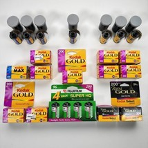 Kodak &amp; Fujifilm Film Lot Of 23 Elite II Royal Good Select Super HQ Expired - £103.63 GBP