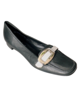 Womens Shoes  CATHY JEAN Blue / White Leather Loafers Size EU 38 US 7 - $22.49