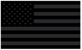 USA Flag Decal Reflective BlackLite Decal Various Sizes Reflective Flag ... - $2.96+