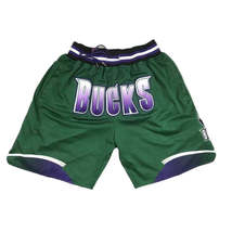 Milwaukee Bucks Classic Throwback Vintage Shorts - £38.48 GBP+