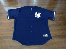 NEW YORK YANKEES SPRING TRAINING MAJESTIC GENUINE MERCHANDISE JERSEY XXL - £54.48 GBP