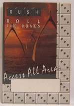 RUSH / GEDDY / NEIL PEART - ORIGINAL CONCERT TOUR CLOTH BACKSTAGE PASS  ... - $12.00