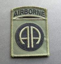 Army 82ND Airborne Division Embroidered Subdued Patch 2.25 X 3.1 Inches - $5.74