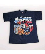 Vintage 90s Disney Mickey &amp; Minnie Mouse Bon Voyage T Shirt XL Travel Ca... - €18,87 EUR